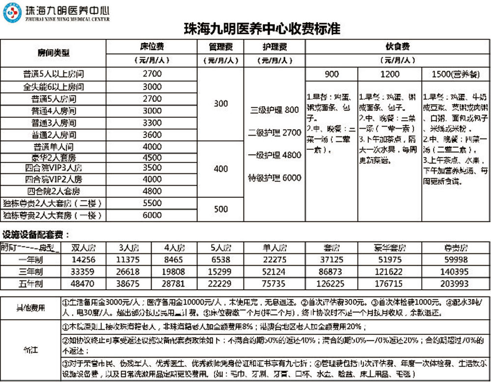 珠海九明医养中心-晨曦养老